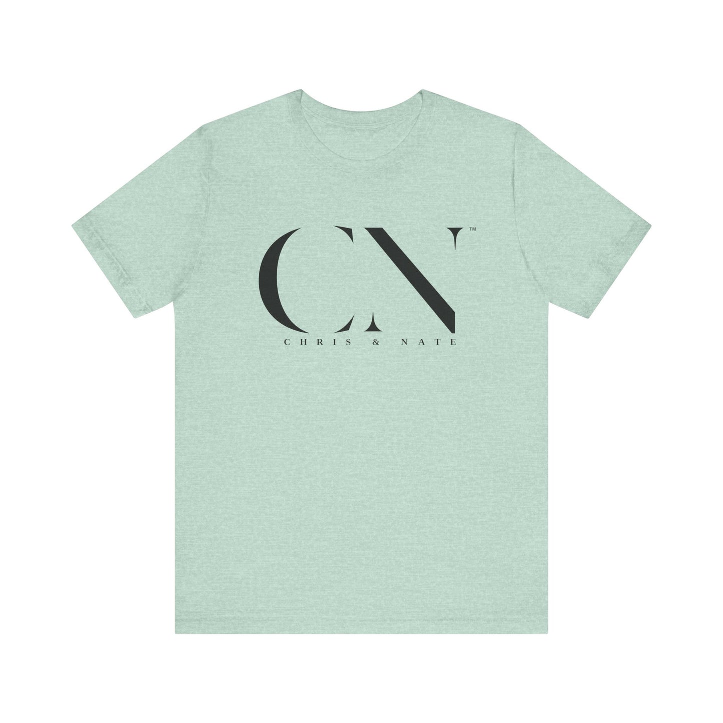 Chris & Nate Jersey Tee Black Logo
