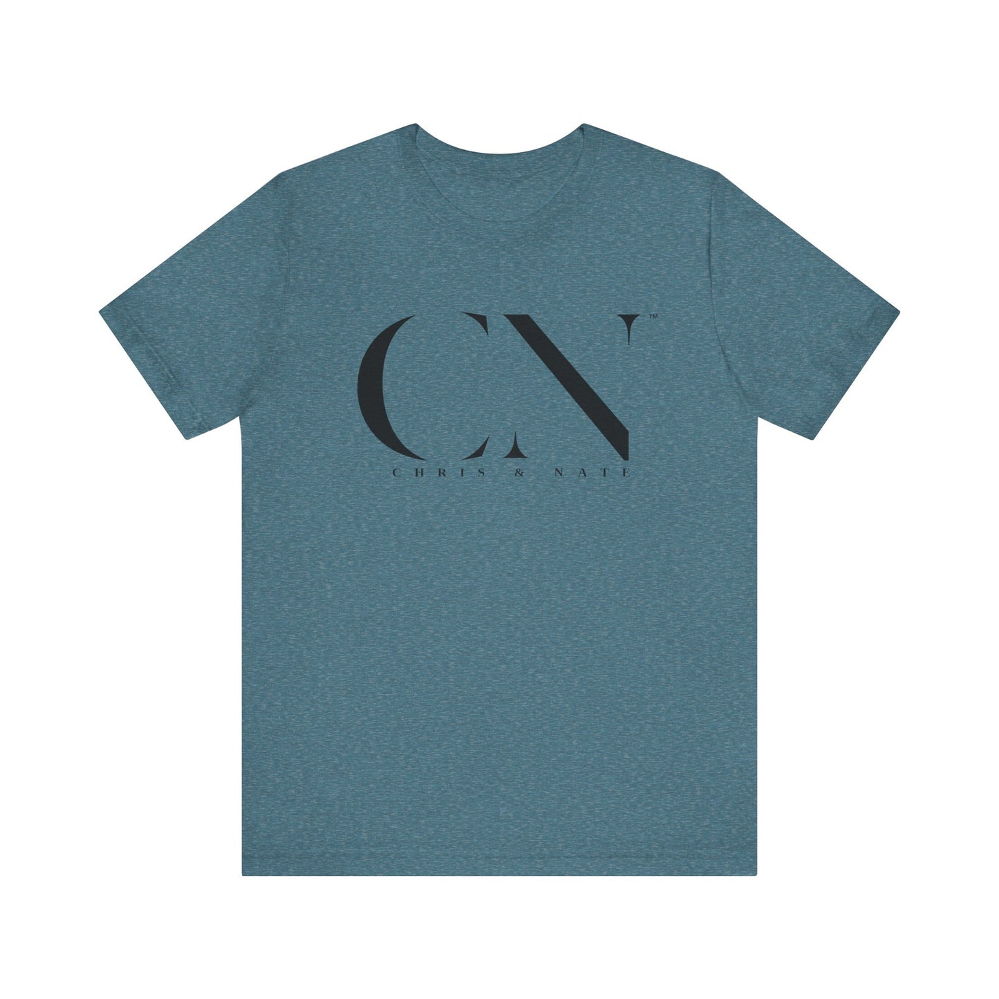 Chris & Nate Jersey Tee Black Logo