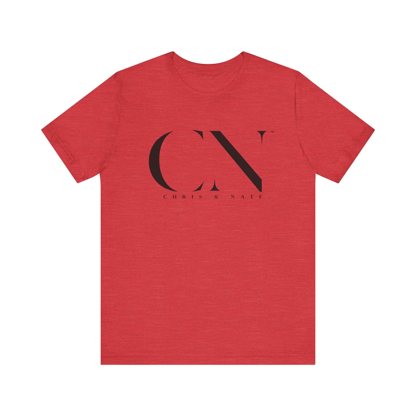 Chris & Nate Jersey Tee Black Logo
