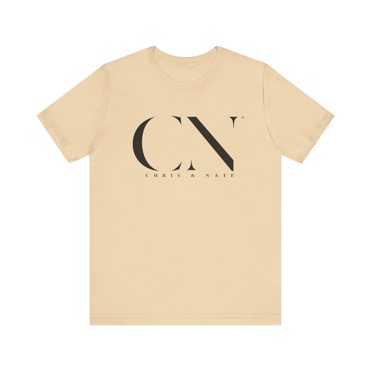 Chris & Nate Jersey Tee Black Logo