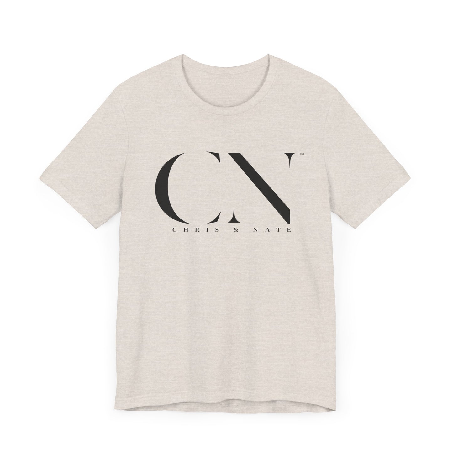 Chris & Nate Jersey Tee Black Logo