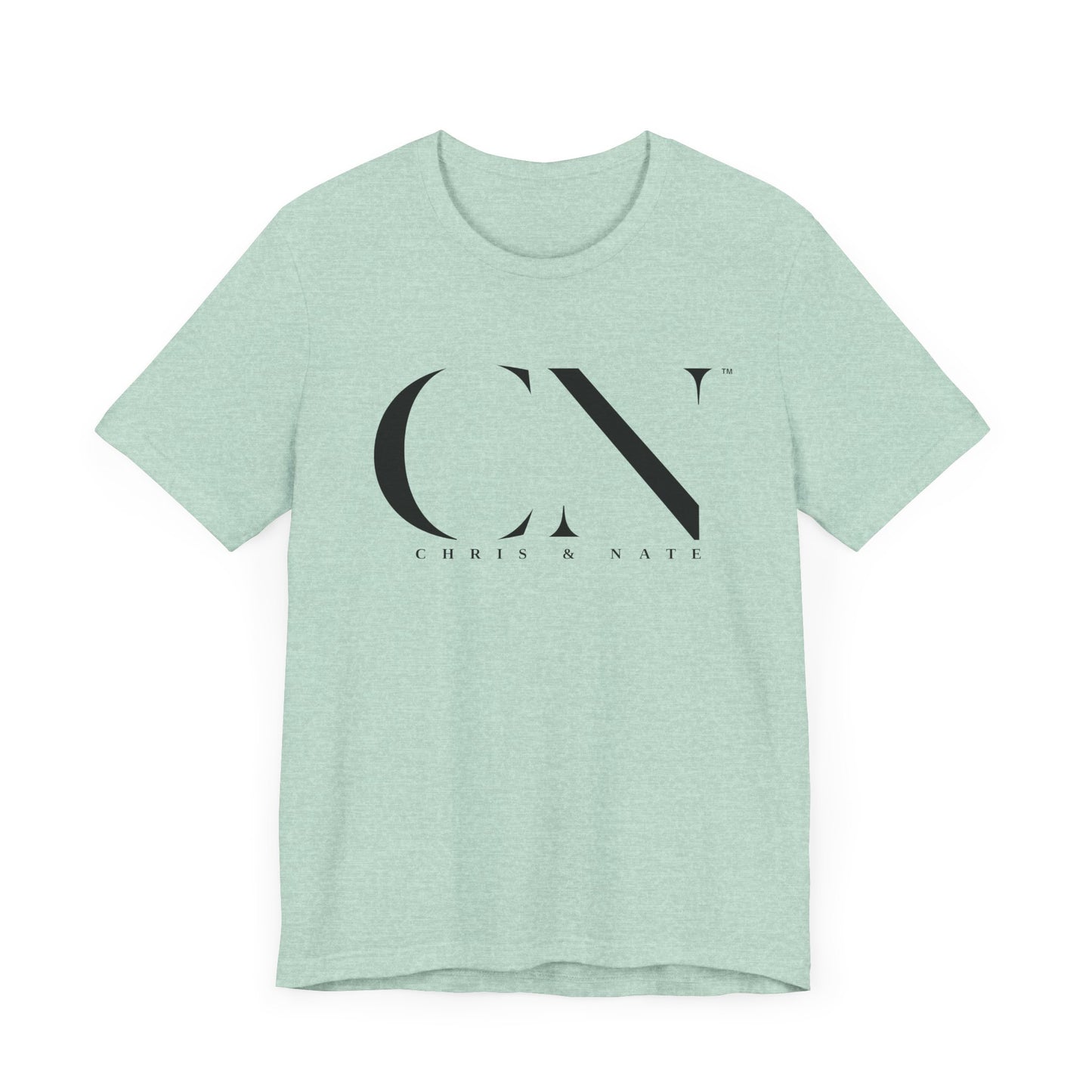 Chris & Nate Jersey Tee Black Logo