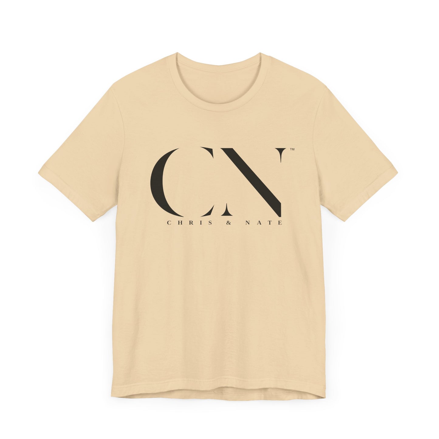 Chris & Nate Jersey Tee Black Logo