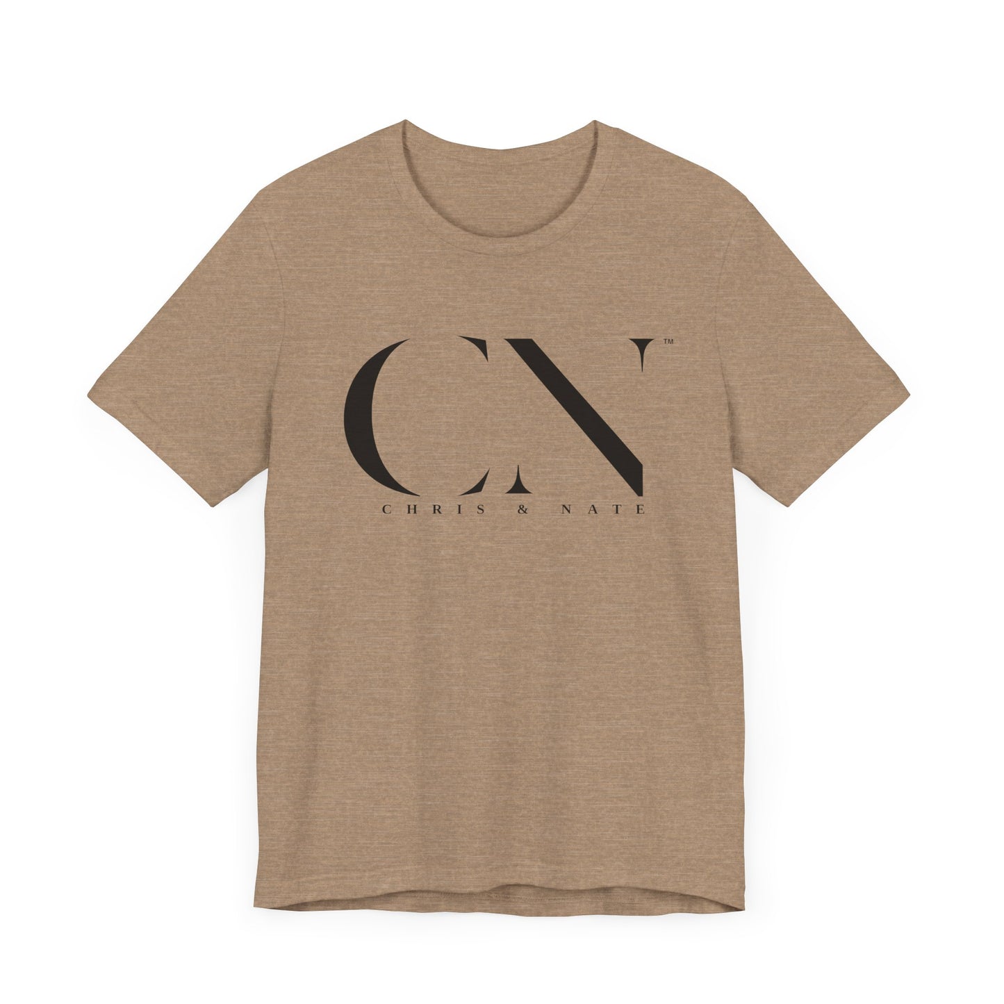 Chris & Nate Jersey Tee Black Logo
