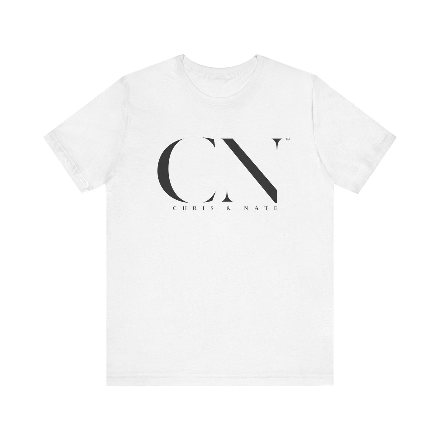 Chris & Nate Jersey Tee Black Logo