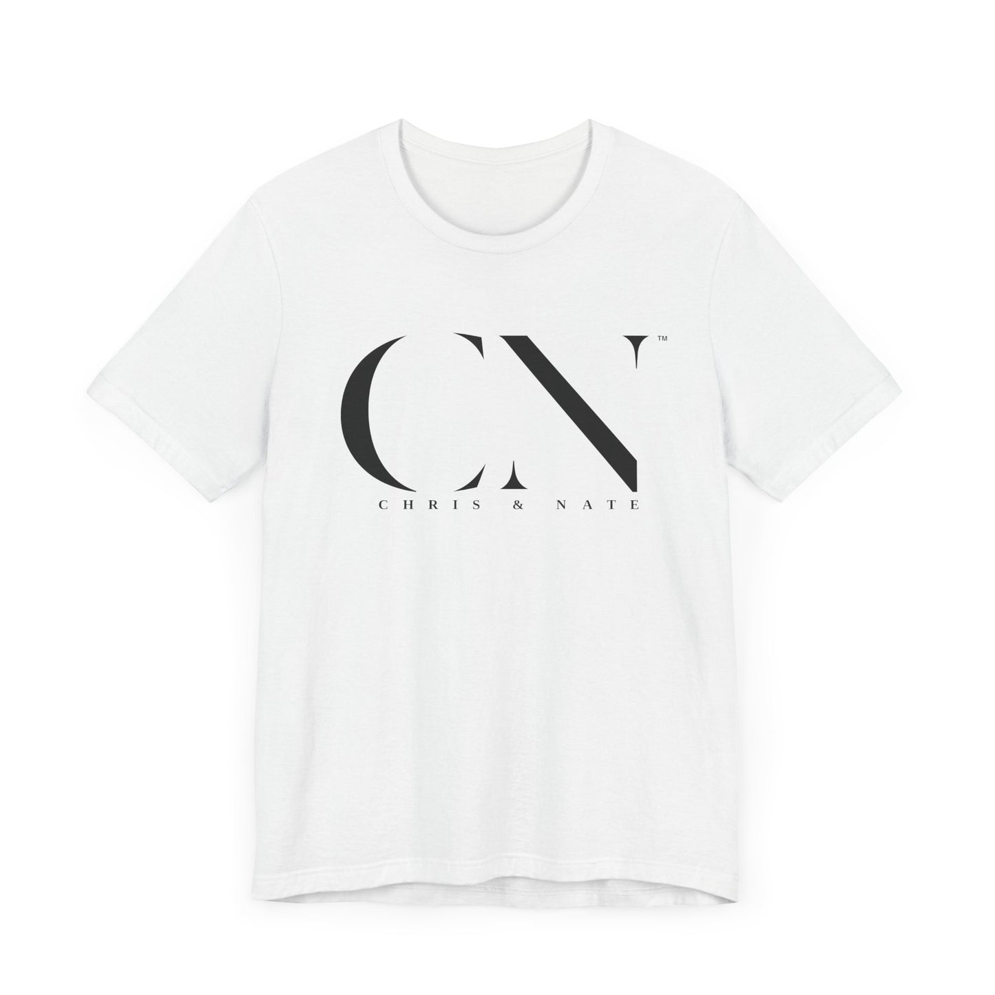 Chris & Nate Jersey Tee Black Logo