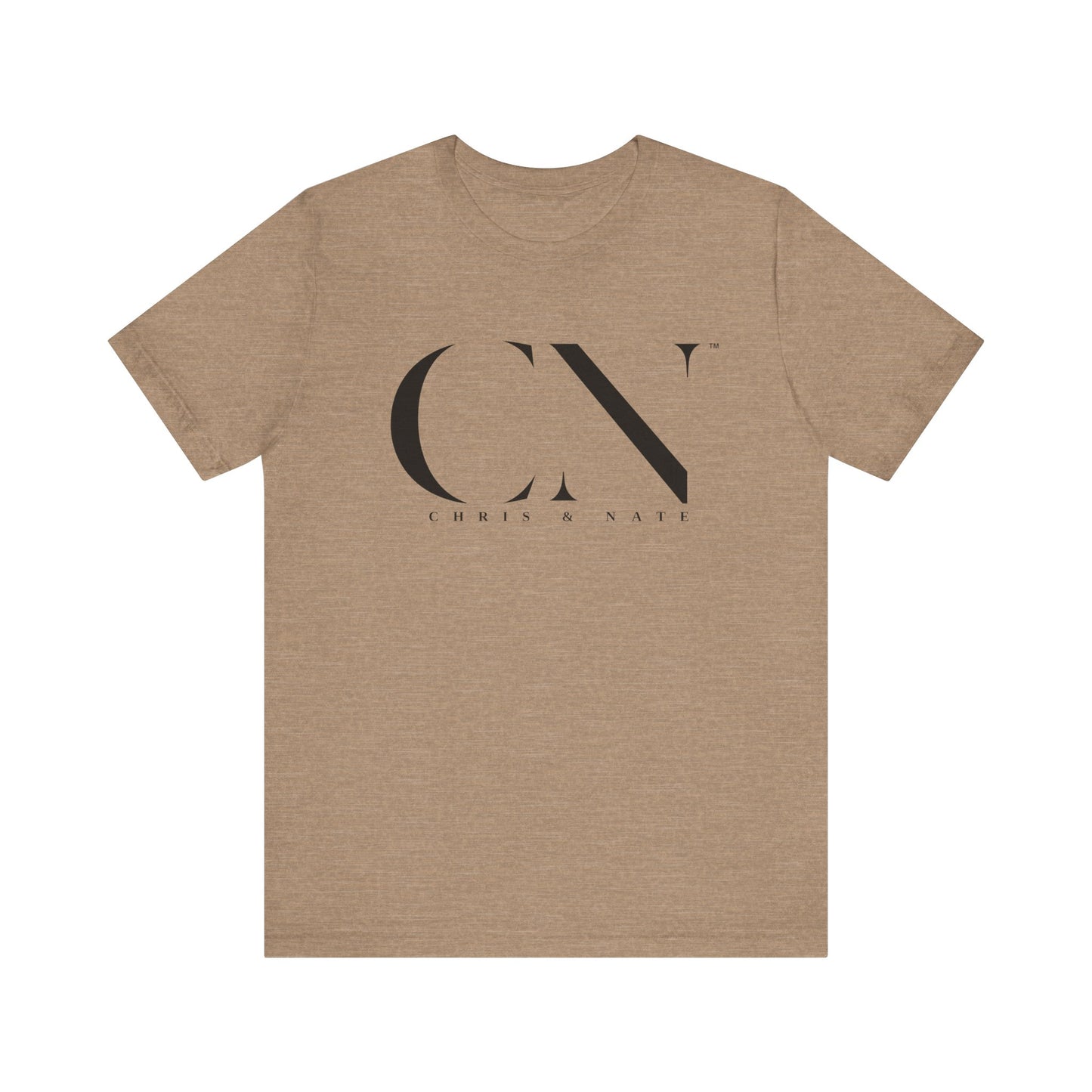 Chris & Nate Jersey Tee Black Logo