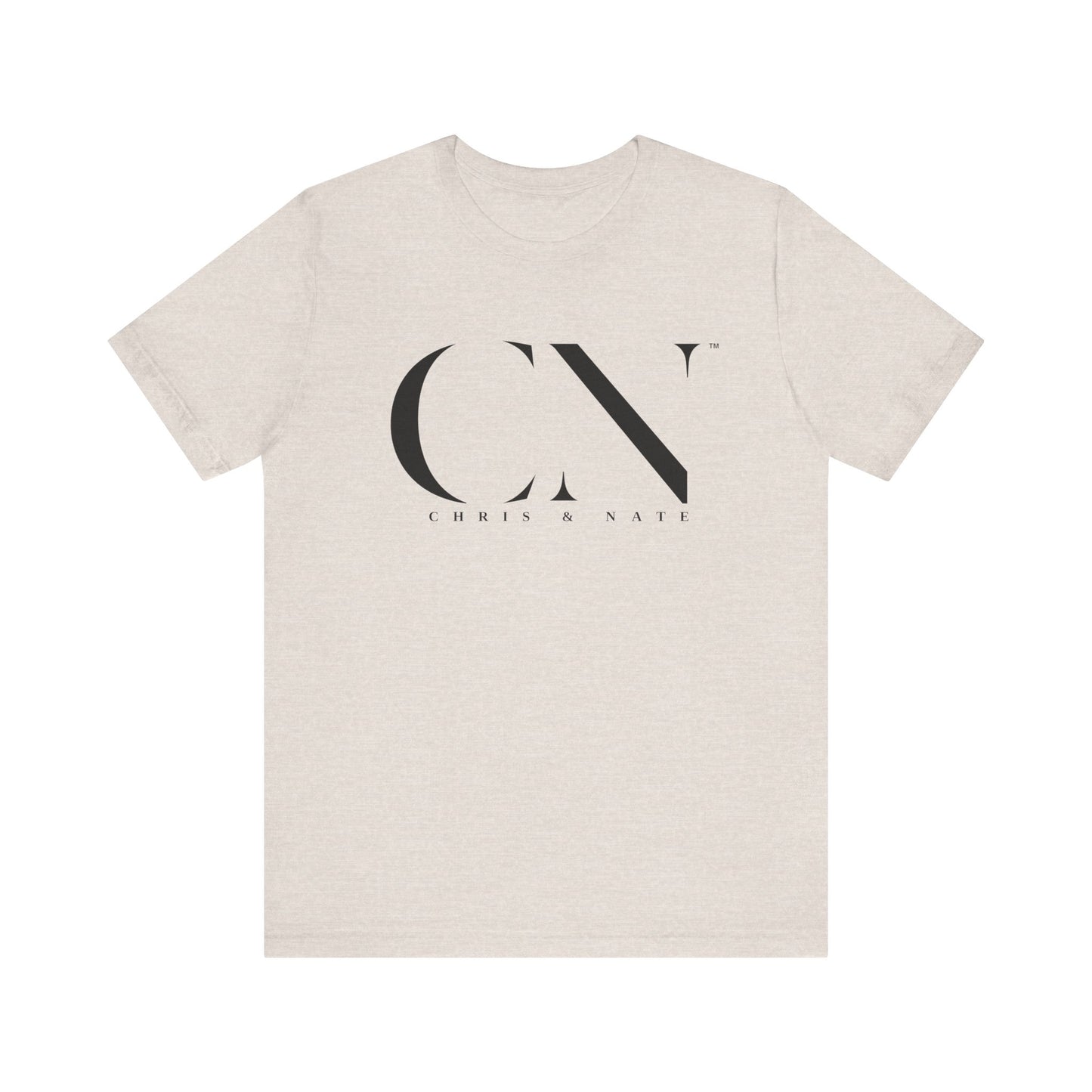 Chris & Nate Jersey Tee Black Logo
