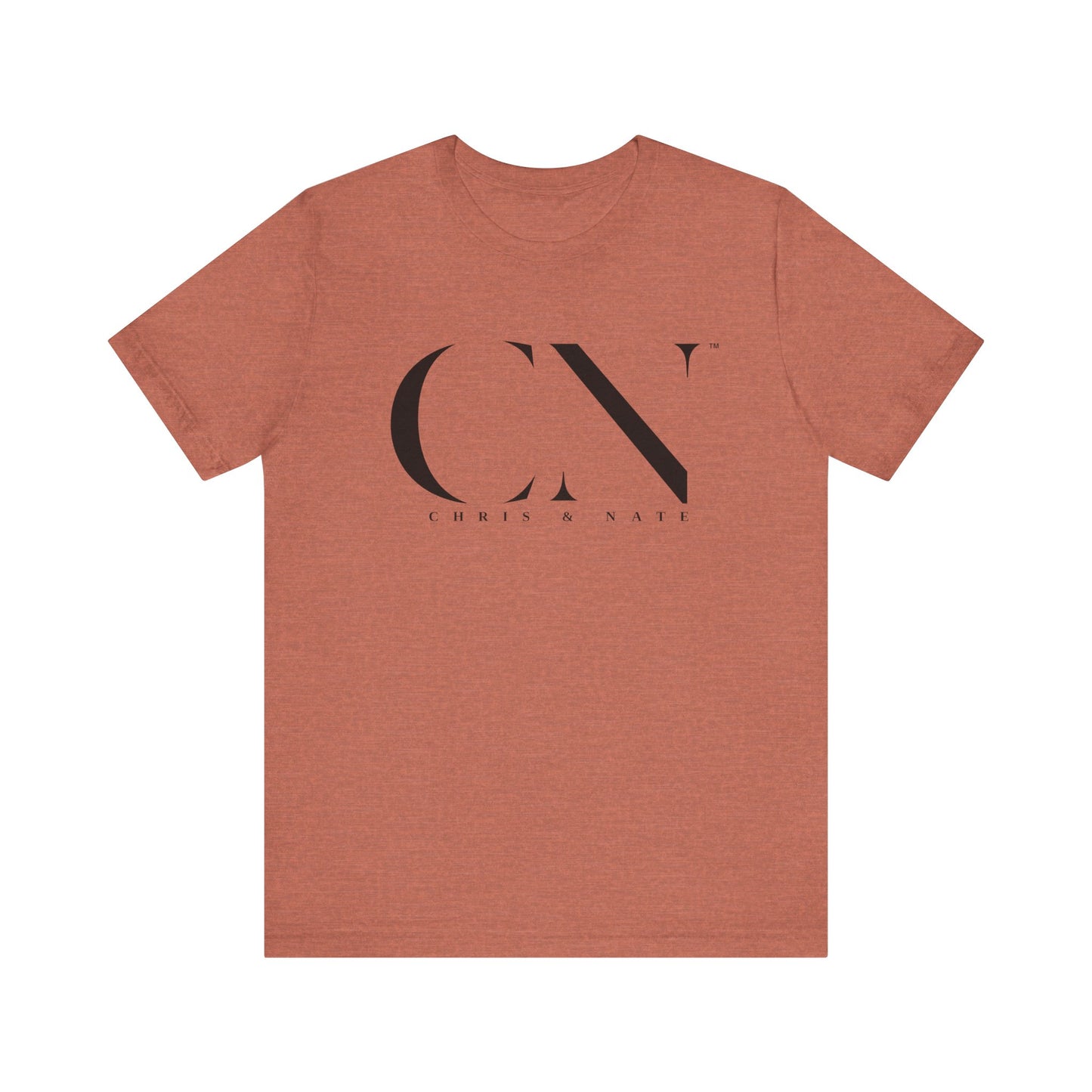 Chris & Nate Jersey Tee Black Logo