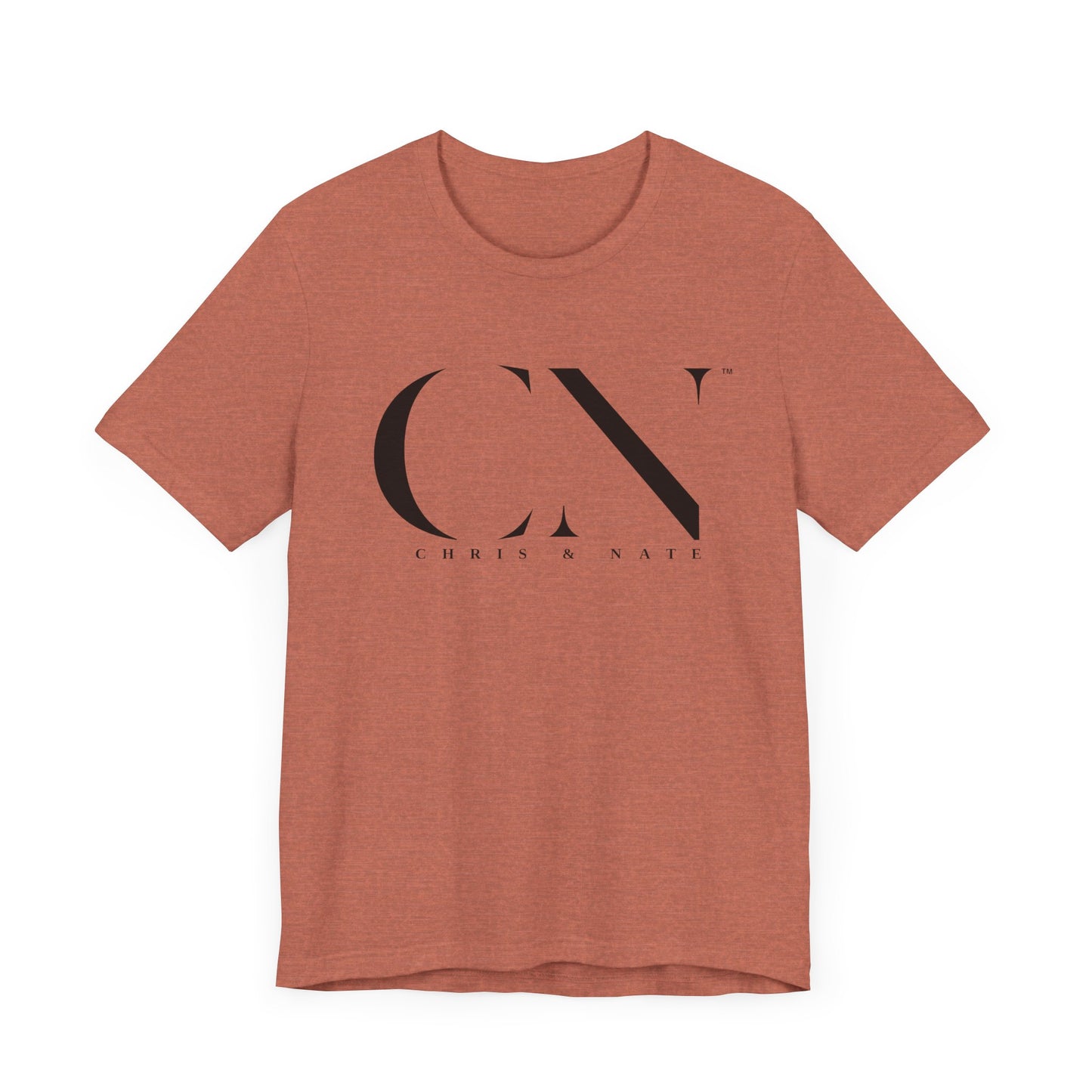 Chris & Nate Jersey Tee Black Logo