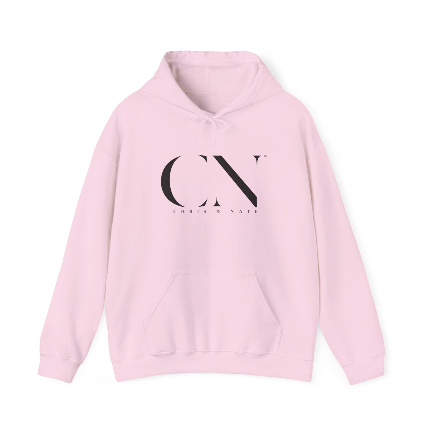 Chris & Nate Hoodie Black Logo