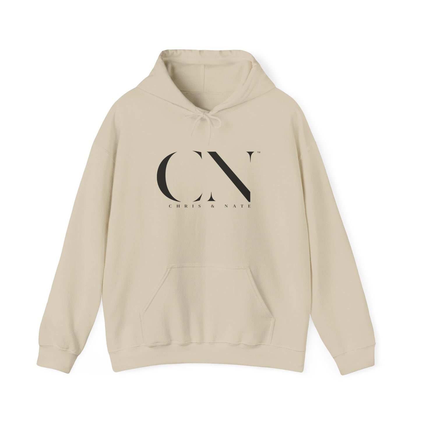 Chris & Nate Hoodie Black Logo