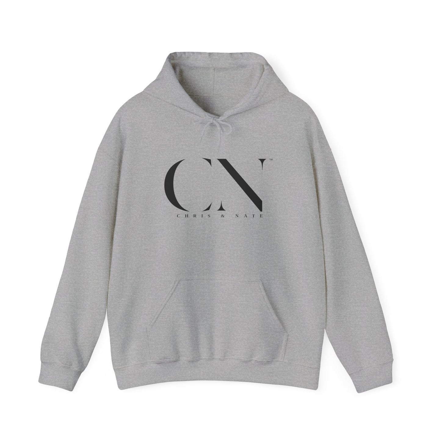 Chris & Nate Hoodie Black Logo